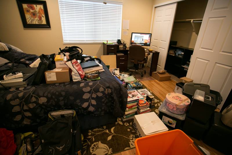 packing up
